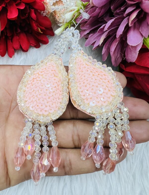 BABY PINK SEQUENCE WORK HANGINGS