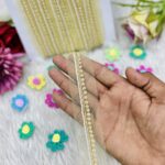 GOLDEN MOTI ZARDOZI WORK BORDER 9MTRS C-0069547