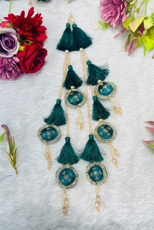 BOTTLE GREEN LONG HANDWORK LATKANS C-006535