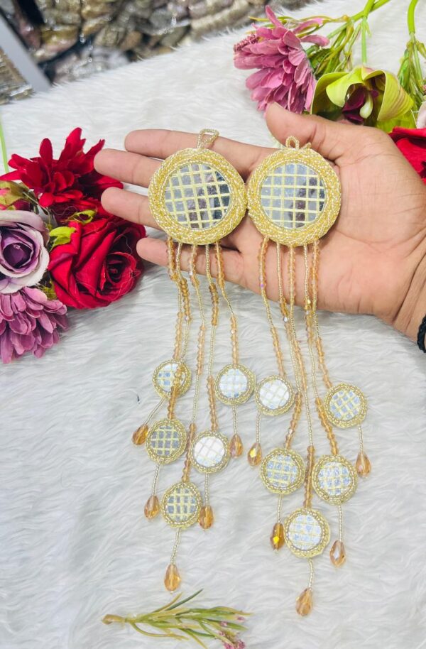 GOLDEN MIRROR WORK LATKAN C-00255